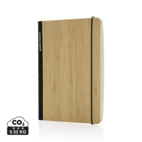 Carnet A5 personnalisé en bambou Scribe 