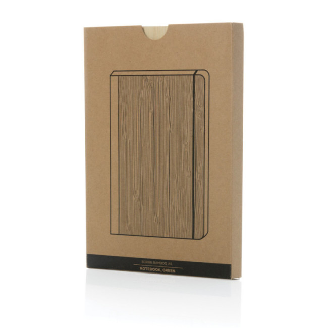 Carnet A5 personnalisé en bambou Scribe 