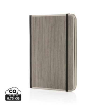 Carnet A5 personnalisé couverture imprimé bois Treeline 