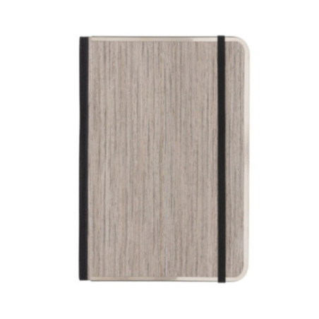 Carnet A5 personnalisé couverture imprimé bois Treeline 