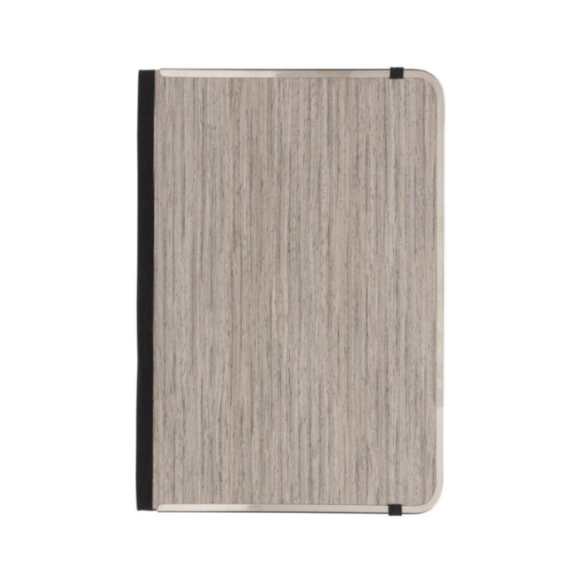 Carnet A5 personnalisé couverture imprimé bois Treeline 