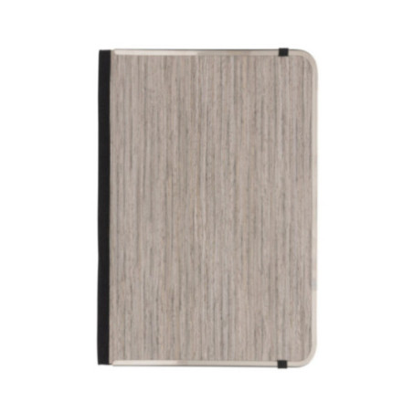 Carnet A5 personnalisé couverture imprimé bois Treeline 