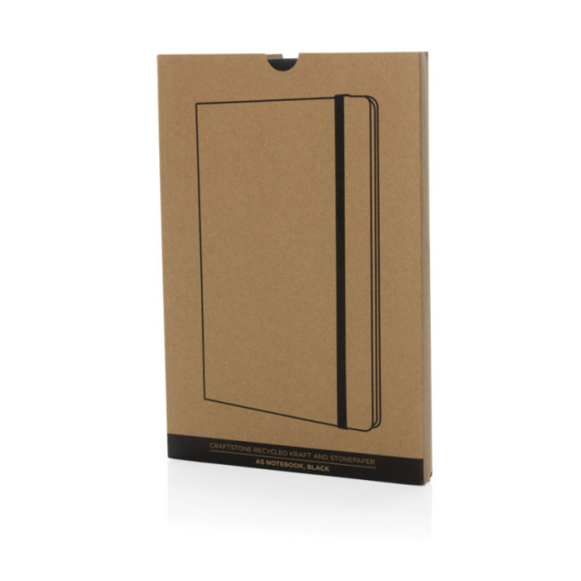 Carnet A5 en kraft recyclé et papier de verre Craftstone 