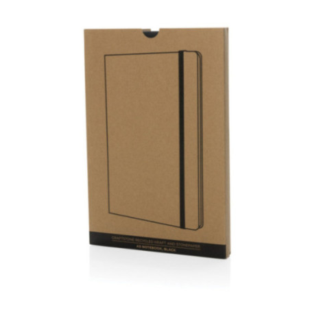 Carnet A5 en kraft recyclé et papier de verre Craftstone 