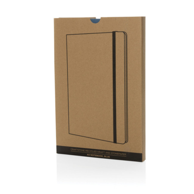 Carnet A5 en kraft recyclé et papier de verre Craftstone 