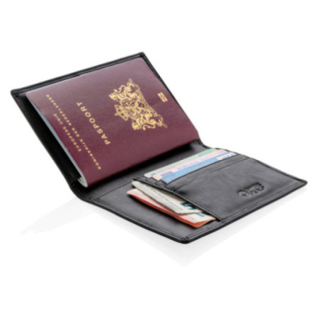 Étui passeport personnalisé anti-RFID Swiss Peak 