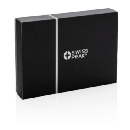 Étui passeport personnalisé anti-RFID Swiss Peak 