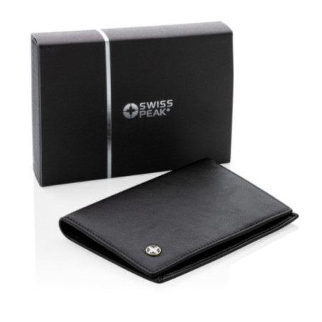 Étui passeport personnalisé anti-RFID Swiss Peak 