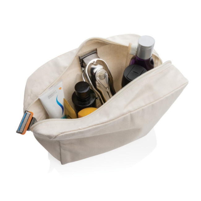 Trousse de toilette en toile recyclée  Aware™ 