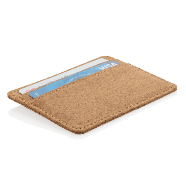 Porte-cartes anti RFID personnalisé en liège 