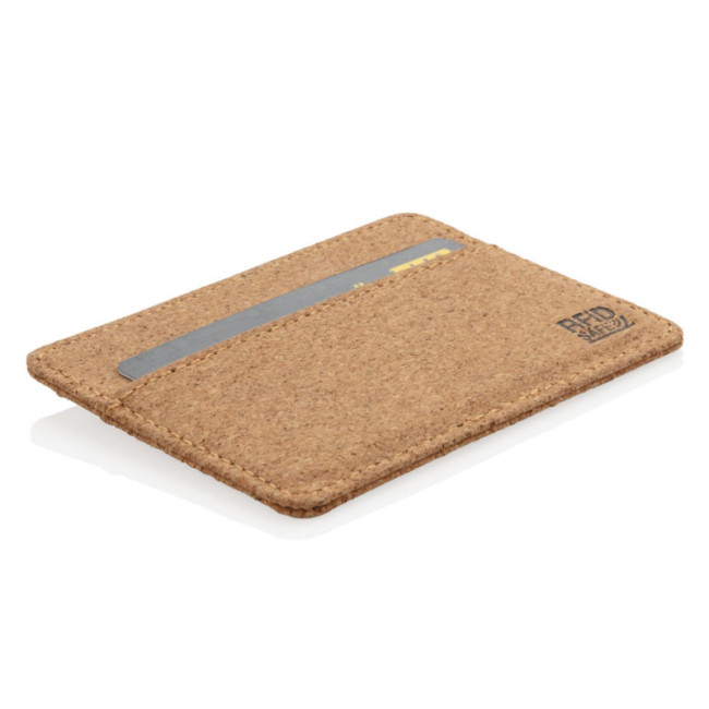 Porte-cartes anti RFID personnalisé en liège 
