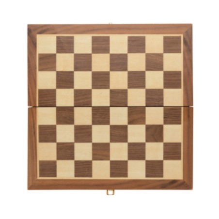 Jeu d'échecs pliable personnalisé en bois 