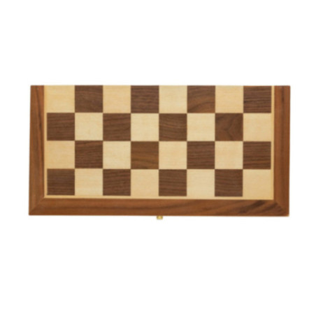 Jeu d'échecs pliable personnalisé en bois 