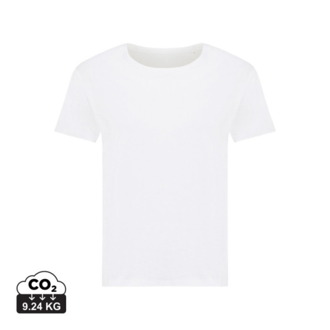 T-shirt femme personnalisé en coton recyclé Iqoniq Yala 