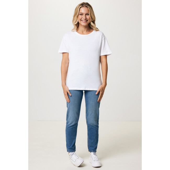 T-shirt femme personnalisé en coton recyclé Iqoniq Yala 