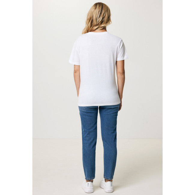 T-shirt femme personnalisé en coton recyclé Iqoniq Yala 