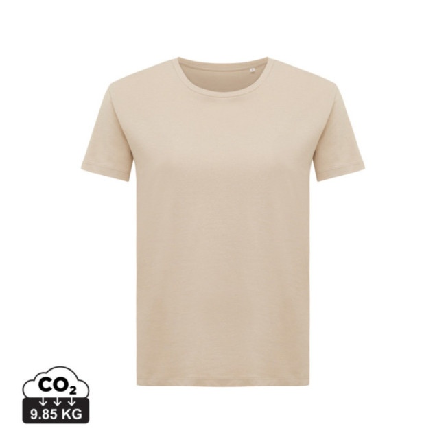 T-shirt femme personnalisé en coton recyclé Iqoniq Yala 