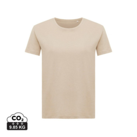 T-shirt femme personnalisé en coton recyclé Iqoniq Yala 