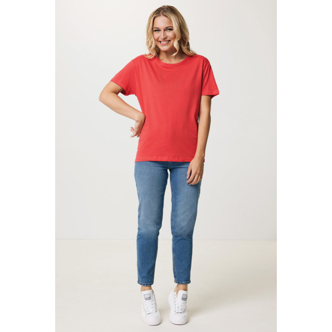 T-shirt femme personnalisé en coton recyclé Iqoniq Yala 