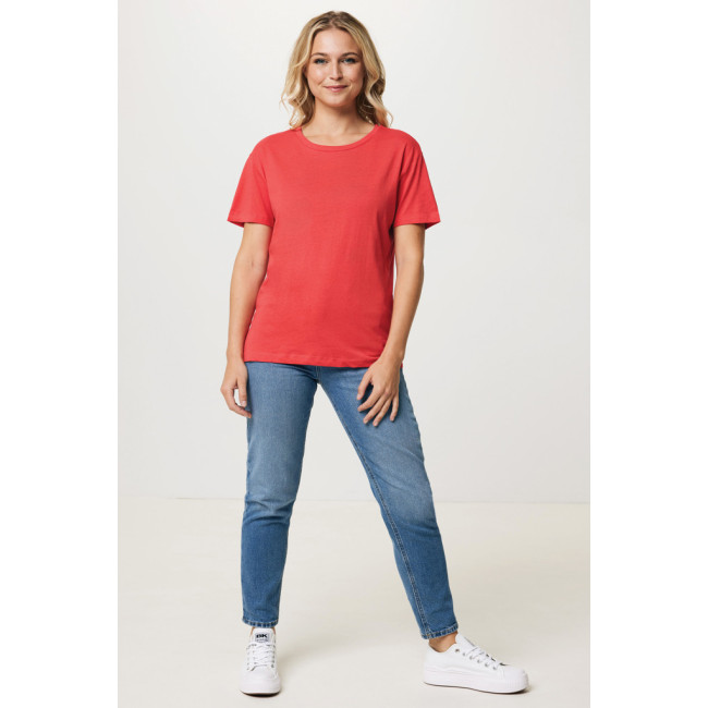 T-shirt femme personnalisé en coton recyclé Iqoniq Yala 