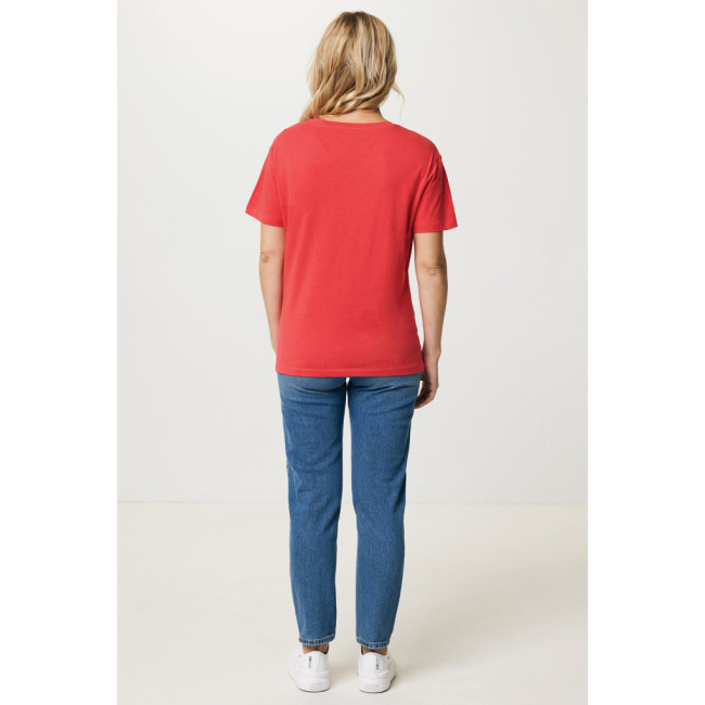 T-shirt femme personnalisé en coton recyclé Iqoniq Yala 