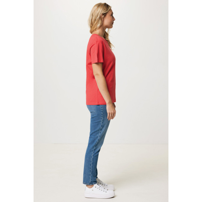T-shirt femme personnalisé en coton recyclé Iqoniq Yala 