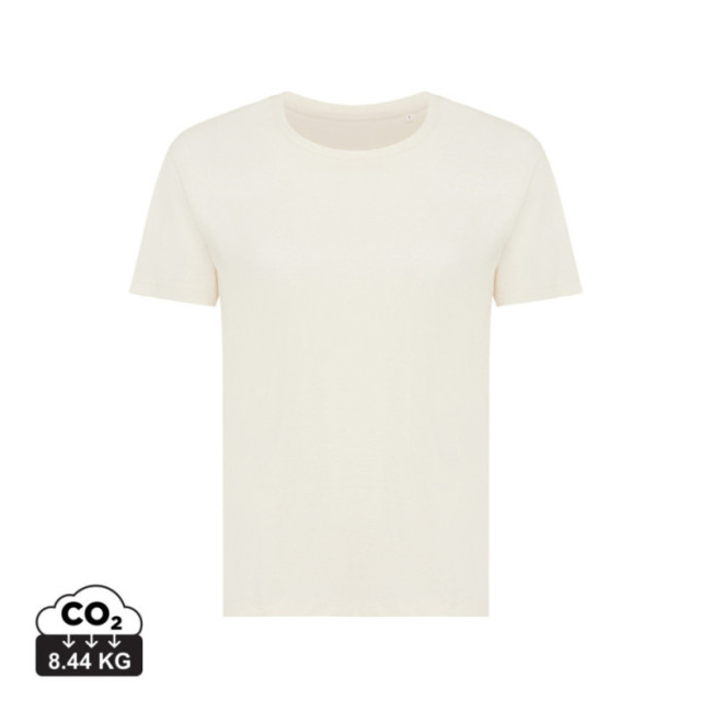 T-shirt femme personnalisé en coton recyclé Iqoniq Yala 