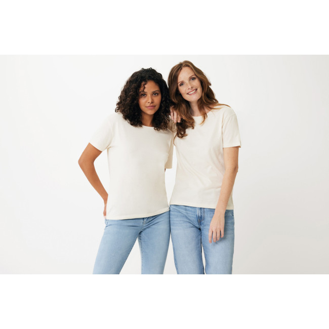 T-shirt femme personnalisé en coton recyclé Iqoniq Yala 