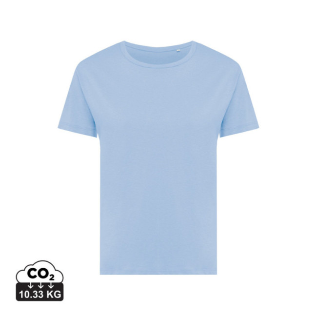 T-shirt femme personnalisé en coton recyclé Iqoniq Yala 
