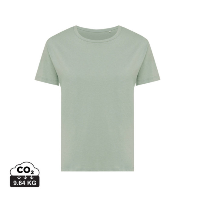 T-shirt femme personnalisé en coton recyclé Iqoniq Yala 