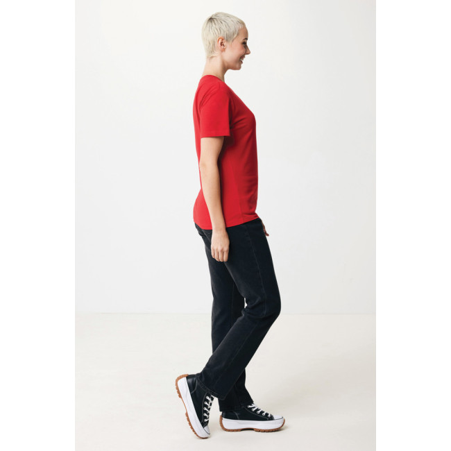 T-shirt femme personnalisé en coton recyclé Iqoniq Yala 