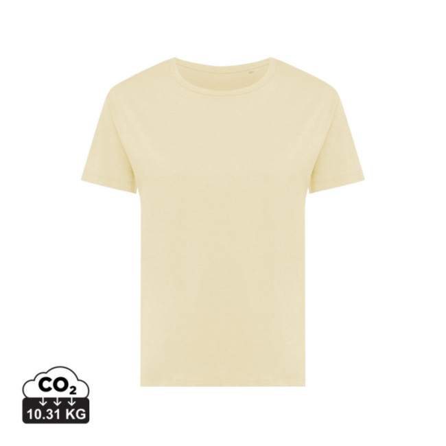 T-shirt femme personnalisé en coton recyclé Iqoniq Yala 