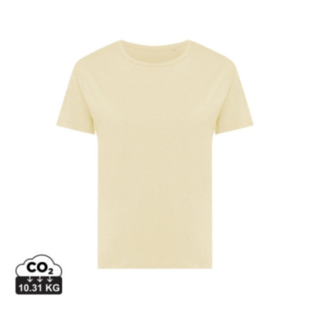 T-shirt femme personnalisé en coton recyclé Iqoniq Yala 