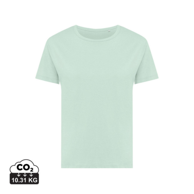 T-shirt femme personnalisé en coton recyclé Iqoniq Yala 