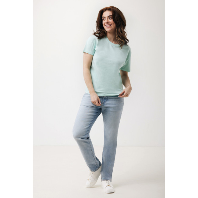 T-shirt femme personnalisé en coton recyclé Iqoniq Yala 