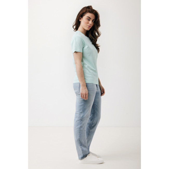 T-shirt femme personnalisé en coton recyclé Iqoniq Yala 