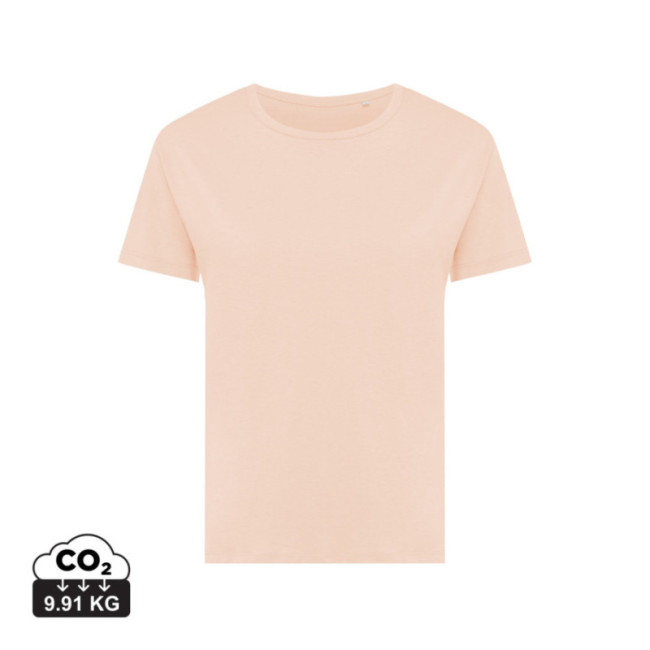 T-shirt femme personnalisé en coton recyclé Iqoniq Yala 