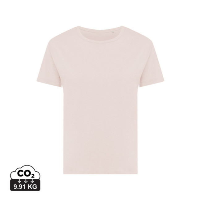 T-shirt femme personnalisé en coton recyclé Iqoniq Yala 