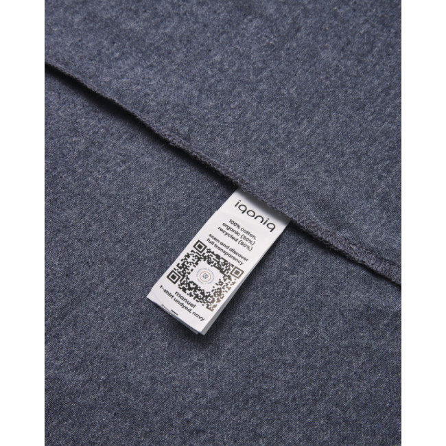 T-shirt en coton recyclé non teinté Iqoniq Manuel 