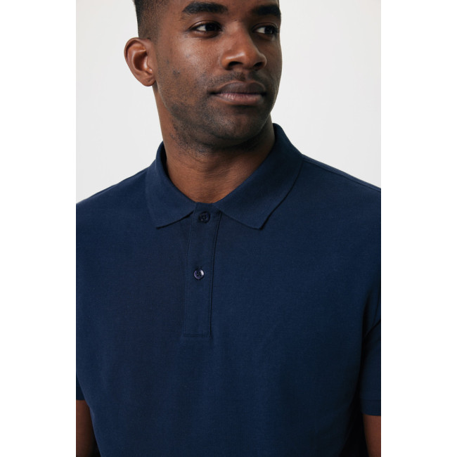Polo publicitaire en coton piqué et recyclé Iqoniq Yosemite 