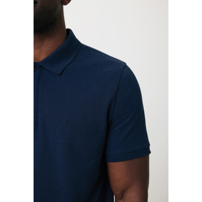 Polo publicitaire en coton piqué et recyclé Iqoniq Yosemite 