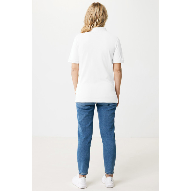 Polo publicitaire en coton piqué et recyclé Iqoniq Yosemite 