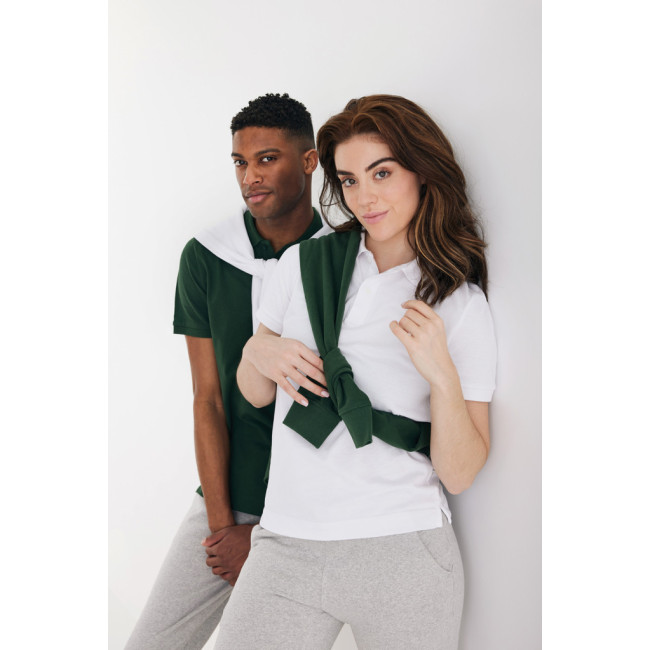 Polo publicitaire en coton piqué et recyclé Iqoniq Yosemite 