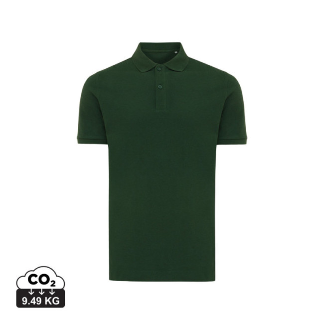 Polo publicitaire en coton piqué et recyclé Iqoniq Yosemite 
