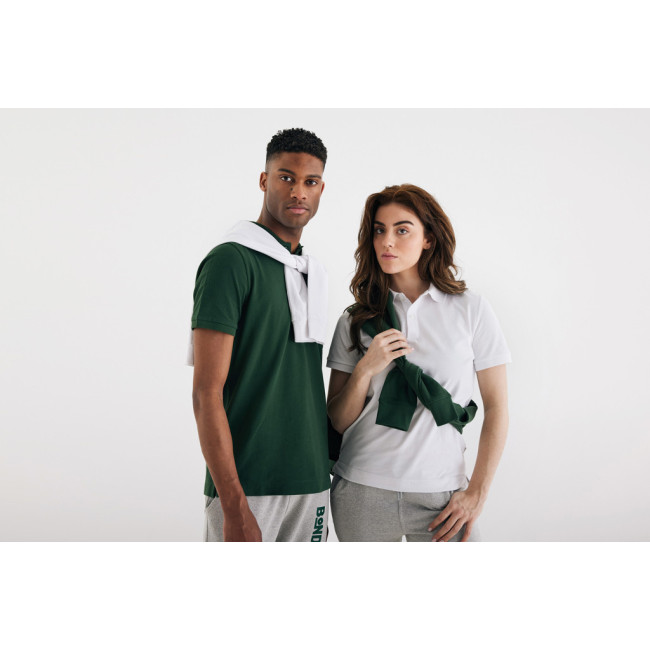 Polo publicitaire en coton piqué et recyclé Iqoniq Yosemite 