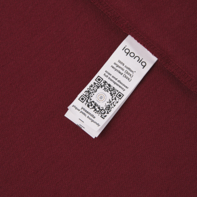 Polo publicitaire en coton piqué et recyclé Iqoniq Yosemite 