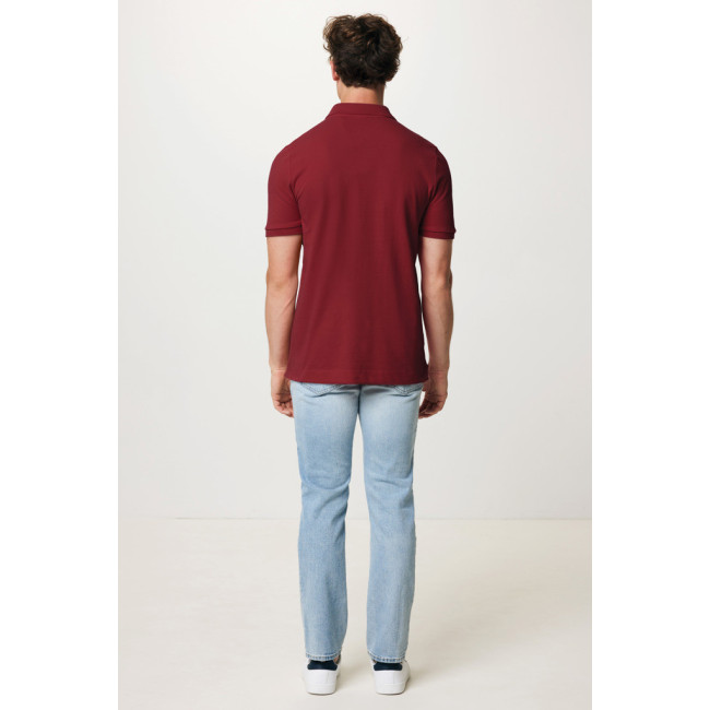 Polo publicitaire en coton piqué et recyclé Iqoniq Yosemite 