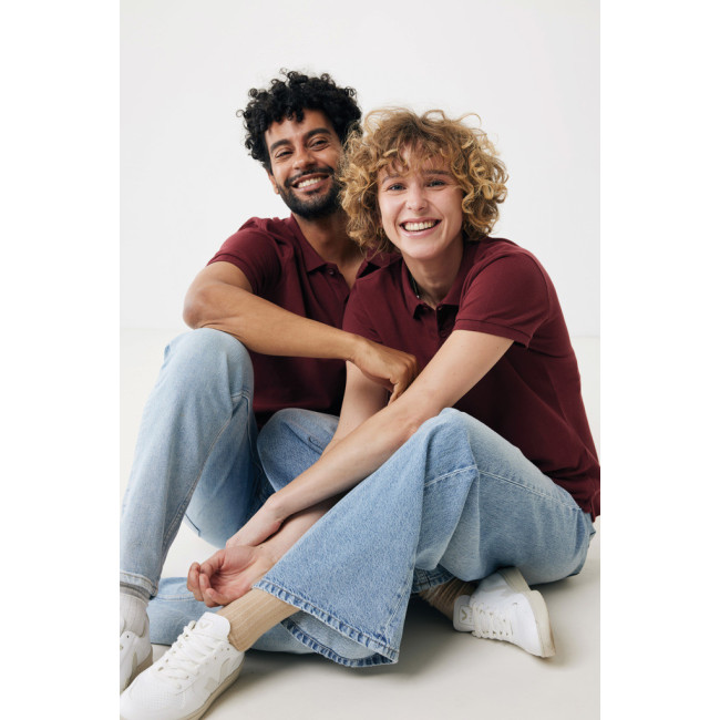 Polo publicitaire en coton piqué et recyclé Iqoniq Yosemite 