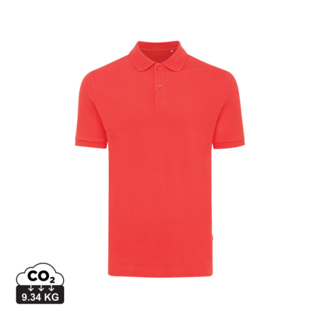 Polo publicitaire en coton piqué et recyclé Iqoniq Yosemite 