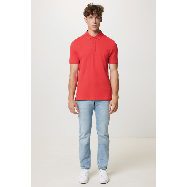 Polo publicitaire en coton piqué et recyclé Iqoniq Yosemite 